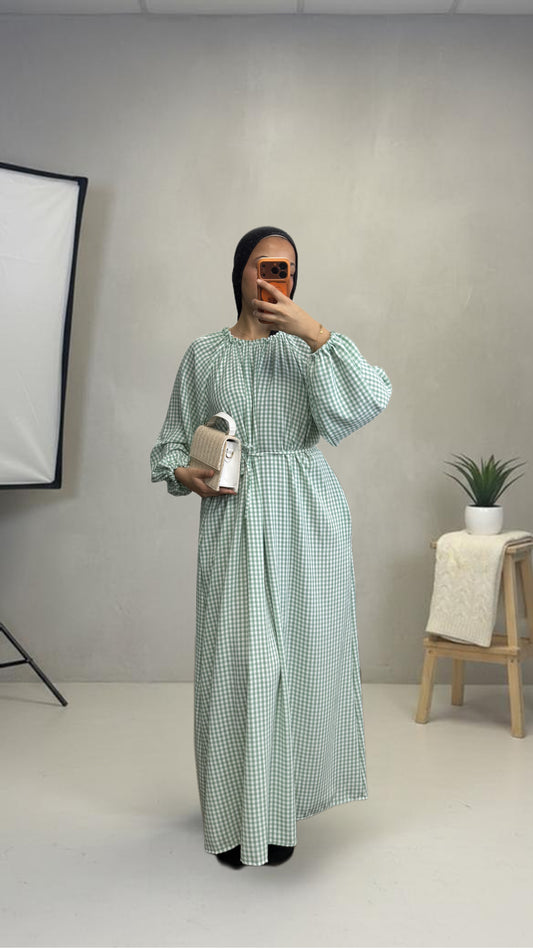 Robe à CARREAUX