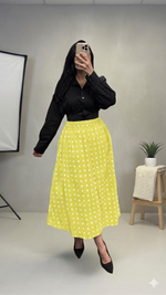 Jupe à pois
