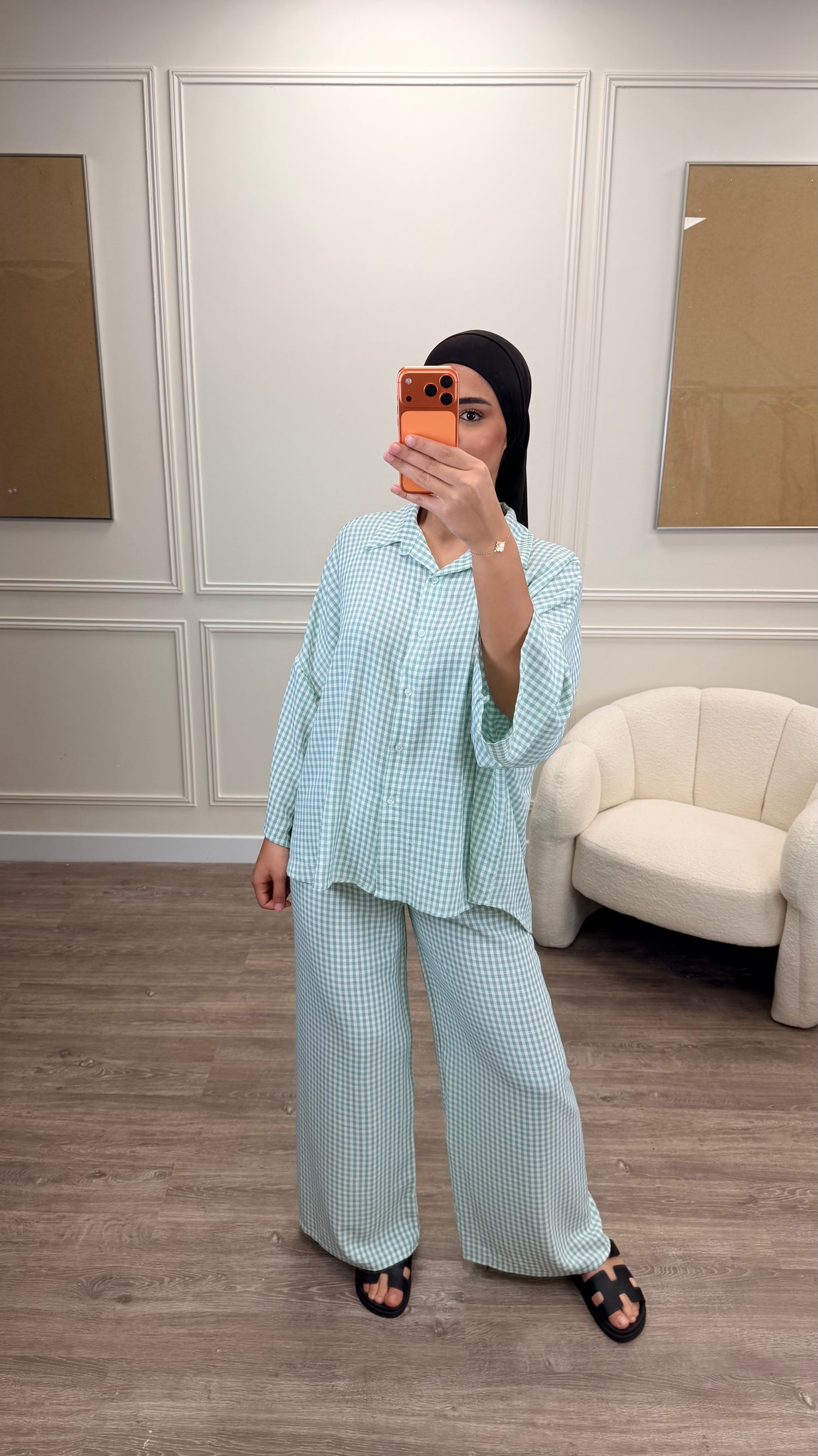 Ensemble Chemise CARREAUX