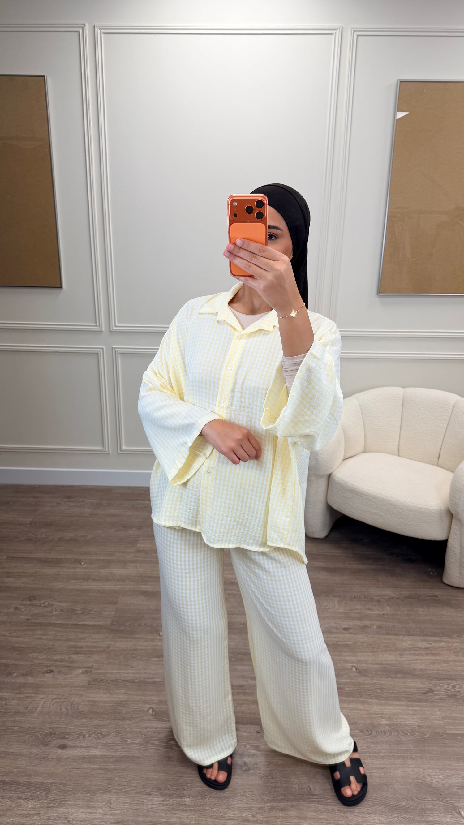 Ensemble Chemise CARREAUX