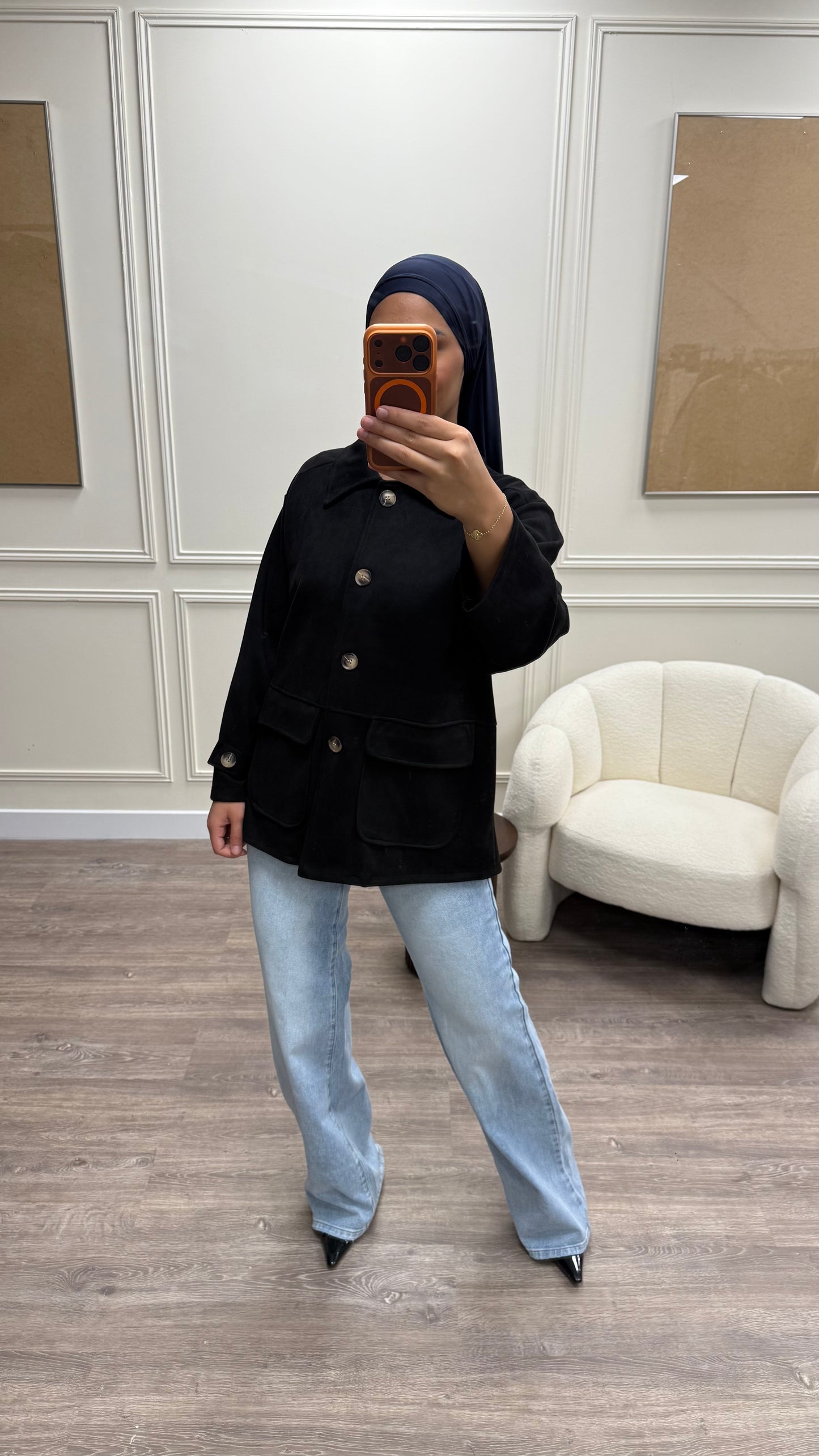 Veste inspi daim