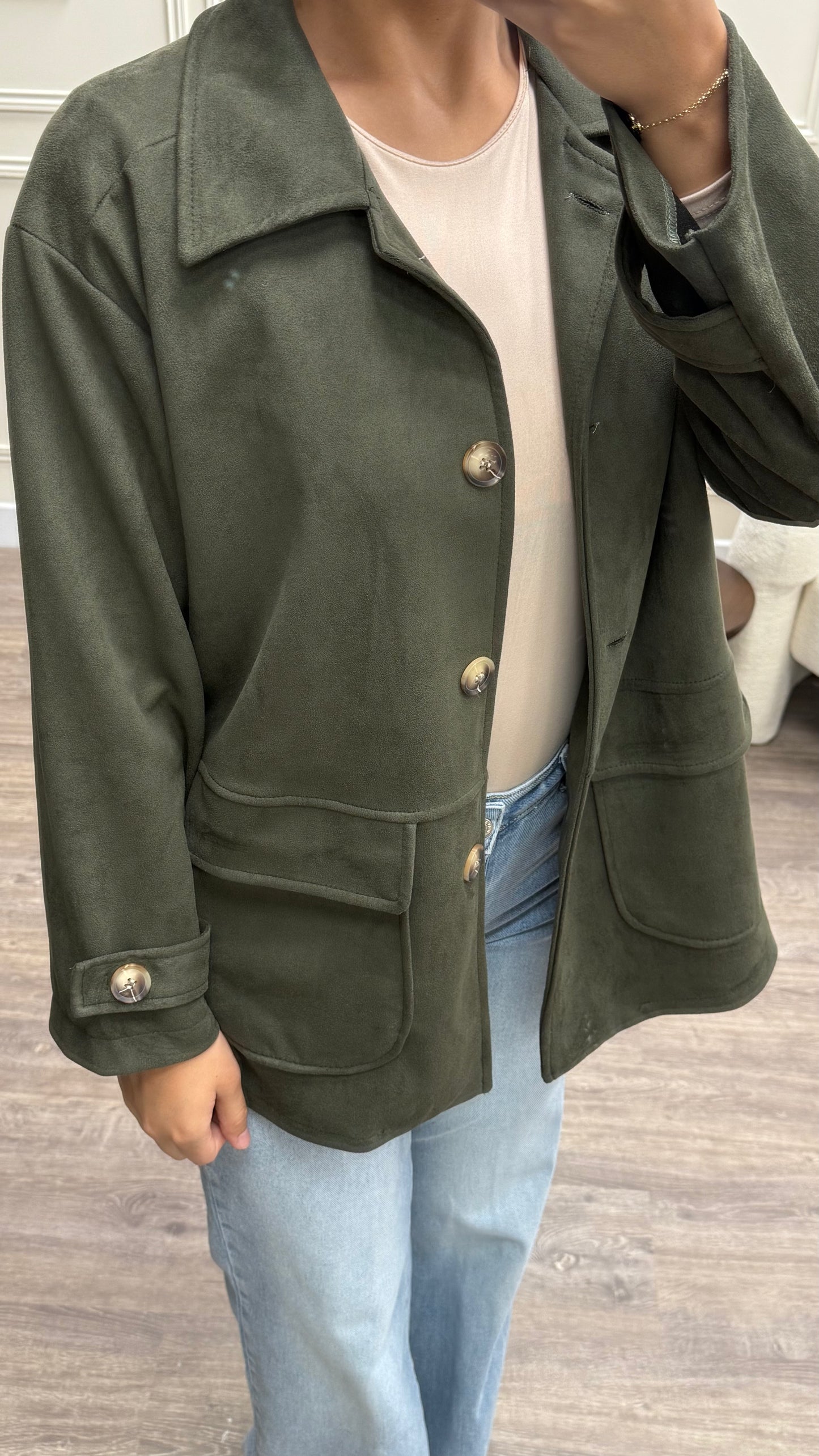 Veste inspi daim