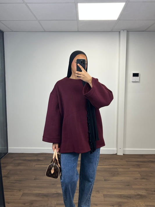 Pull manche longue coton